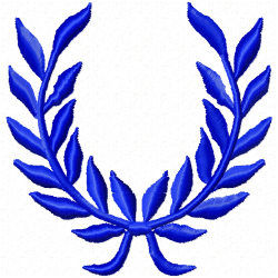 Laurels Embroidery Design 5 Laurels Embroidery Design 5